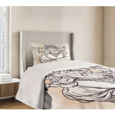 Paisley Zen Chakra Pattern Bedspread Set