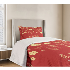 Oriental Bedspread Set