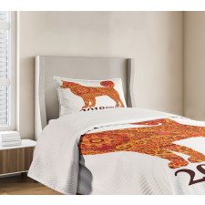 New Year Bedspread Set