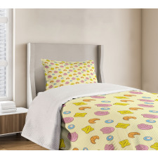 Morning Breakfast Food Bedspread Set