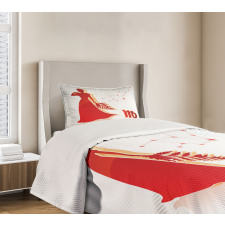 Vibrant Lady Stars Bedspread Set