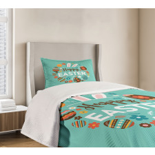 Spring Holiday Pattern Bedspread Set