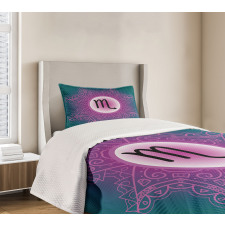 Fuchsia Mandala Bedspread Set