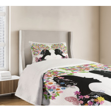 Floral Ladies Bedspread Set
