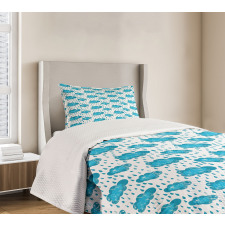 Raining Clouds Bedspread Set