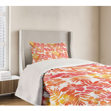 Hibiscus Flowers Art Bedspread Set