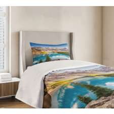 Moraine Lake Sunset Bedspread Set