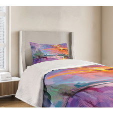 Mountains Design Bedspread Set