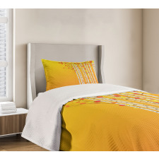 Autumn Season Birch Foliage Bedspread Set