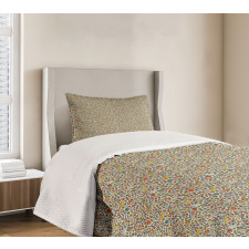 Romantic Letters Birds Bedspread Set