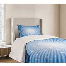 Retro Burst Stars Bedspread Set