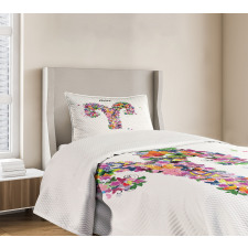 Lively Butterfly Flora Bedspread Set