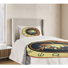 Circle Bull Bedspread Set