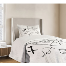 Centaur with Bow Bedspread Set