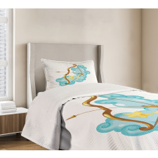 Astrology Design Bedspread Set