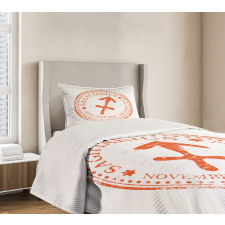 Grunge Zodiac Bedspread Set