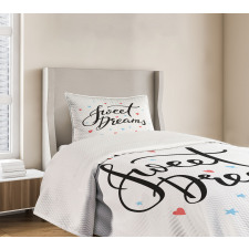 Hearts and Stars Bedspread Set