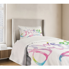 Happiness Youth Themes Bedspread Set