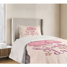 Cartoon Cat Stars Bedspread Set