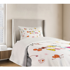 Doodle Stars Toys Bedspread Set