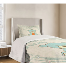 Teddy Bear Sleep Bedspread Set