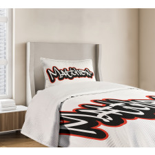 Hip-hop Street Art Name Bedspread Set