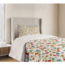 Sketch Art Ginkgo Biloba Bedspread Set