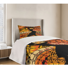 Folk Patterns Bedspread Set