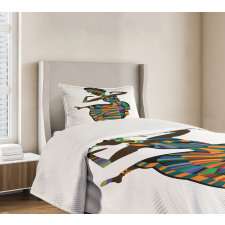 Dancing Zulu Girl Bedspread Set