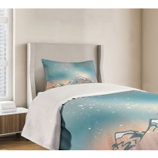 Milky Way and Himalayas Bedspread Set