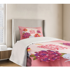 Floral Circle Bedspread Set