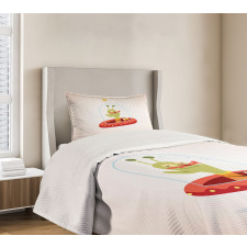 Alien Character Bedspread Set