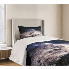 Astronaut on the Moon Bedspread Set