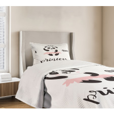 Ballerina Panda Bedspread Set