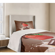 Strawberry Chocolate Bedspread Set