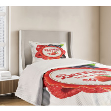 Colorful Berry Pattern Bedspread Set