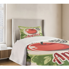 Grunge Torn Advertisement Bedspread Set