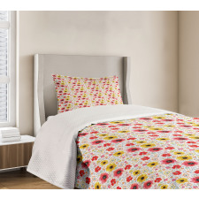 Springtime Poppy Art Bedspread Set