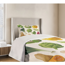 Exotic Fresh Food Bedspread Set