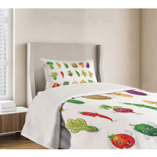 Smiley Faces Farm Bedspread Set