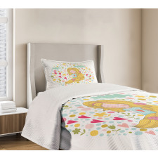 Cheerful Spring Kid Bedspread Set