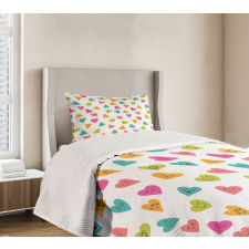 Smiley Heart Bedspread Set