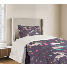 Unicorn Happy Day Bedspread Set