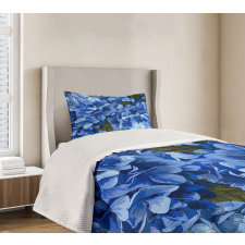 Hydrangea Flower Bedspread Set