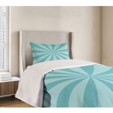 Dichromatic Radial Bedspread Set