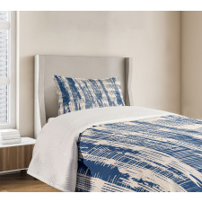 Abstract Stripy Grunge Bedspread Set