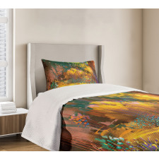 Hypnotic Jungle Plants Bedspread Set