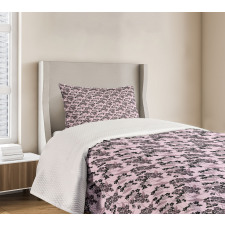 Abstract Forget Me Not Bedspread Set