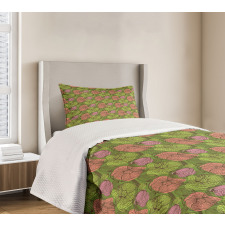 Vintage Floral Grunge Bedspread Set