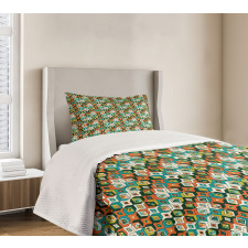 Boho Abstract Bedspread Set